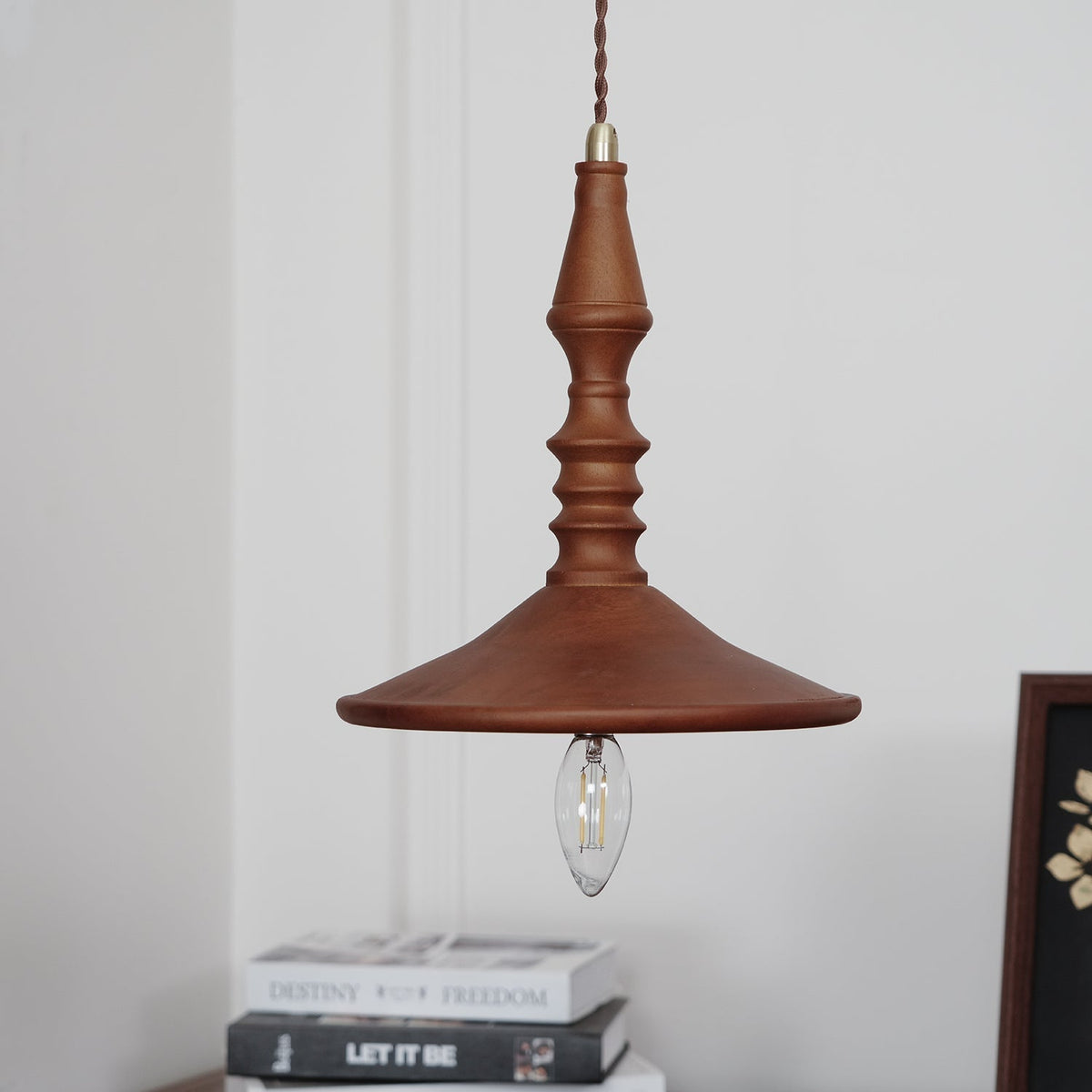Iraeiel Ancien Minimaliste Bois Suspension