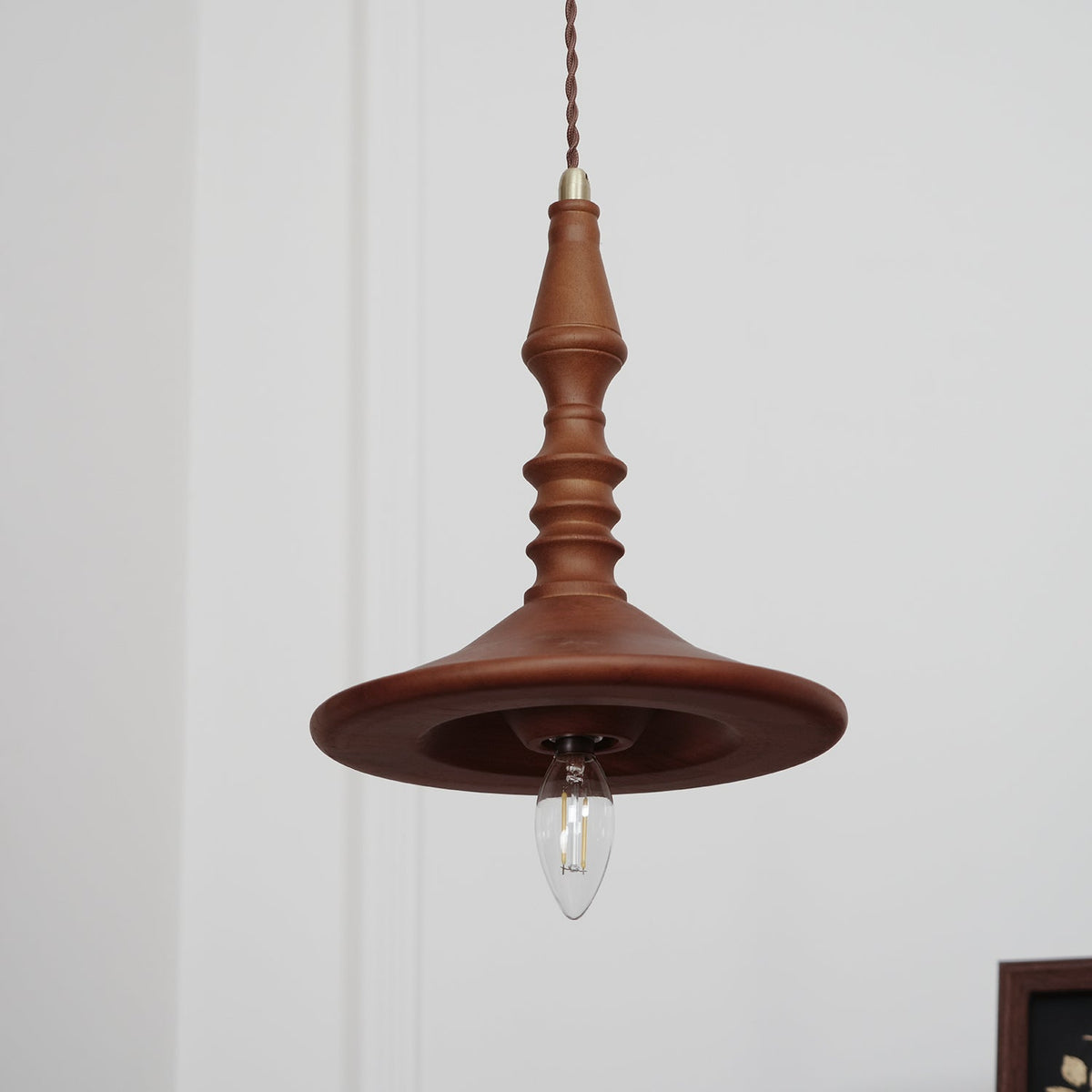 Iraeiel Ancien Minimaliste Bois Suspension