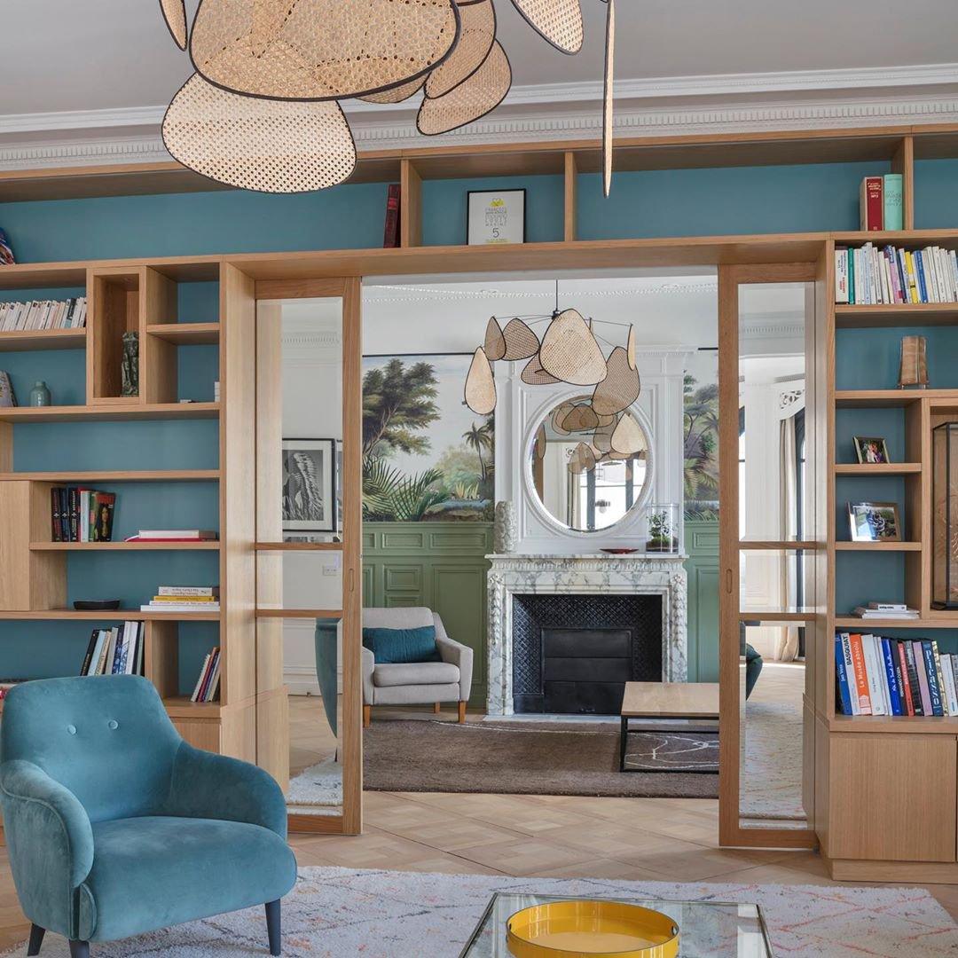 Lostel Lustre Écran Cannage Suspension Rétro-Cielum