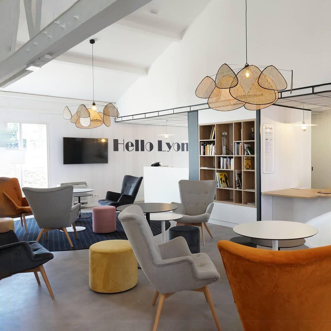 Lostel Lustre Écran Cannage Suspension Rétro-Cielum