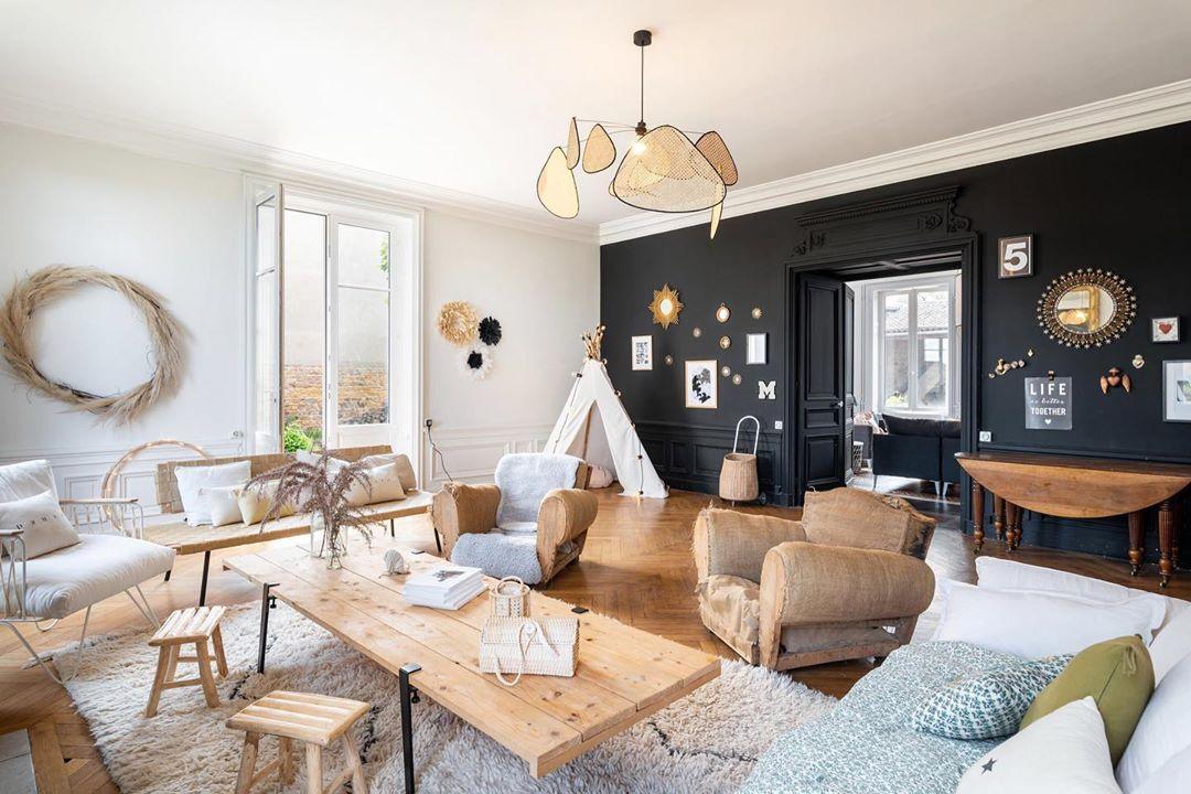 Lostel Lustre Écran Cannage Suspension Rétro-Cielum