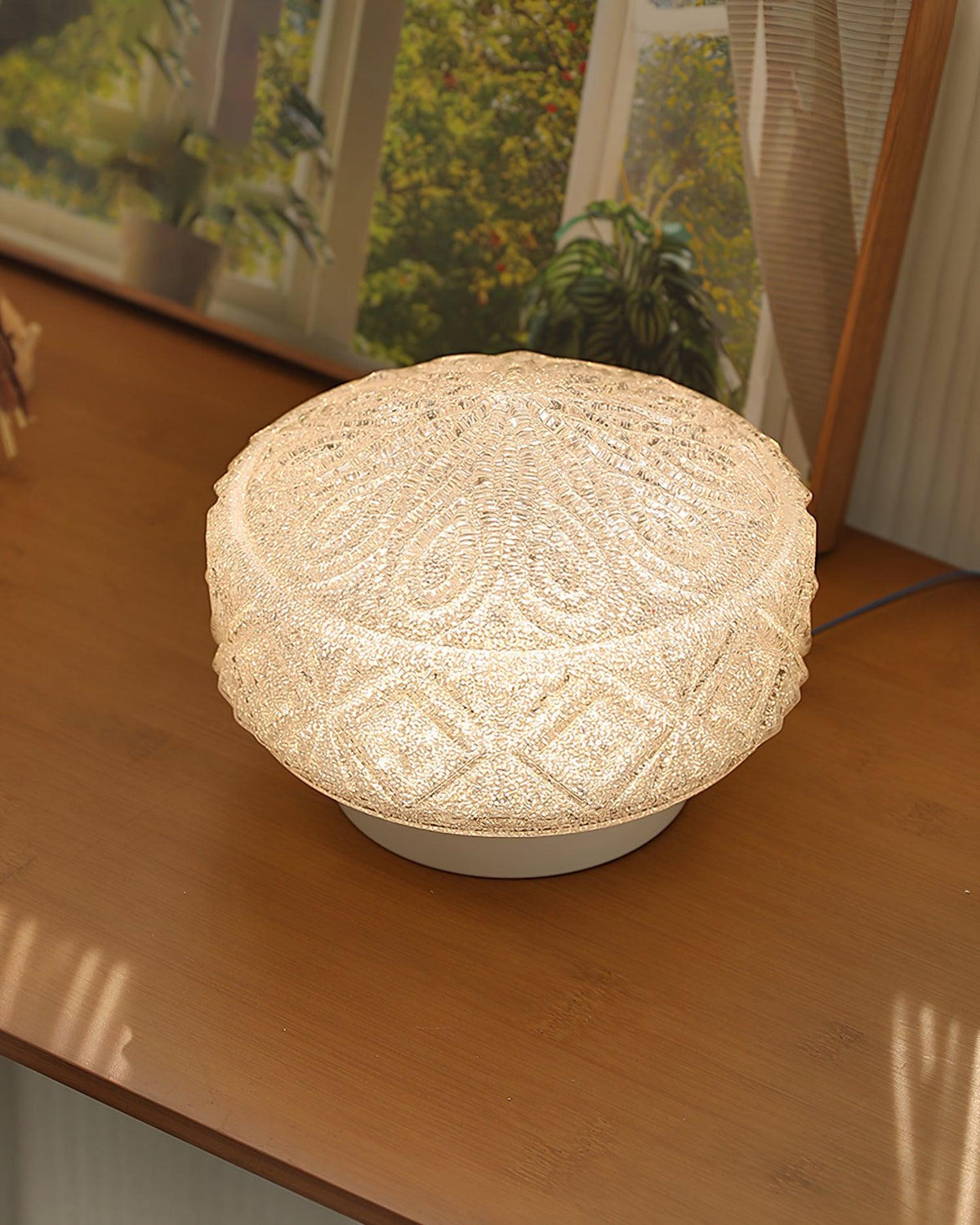 Evale Frosted Glass Flush Mount Ceiling Light-Neutral Decor