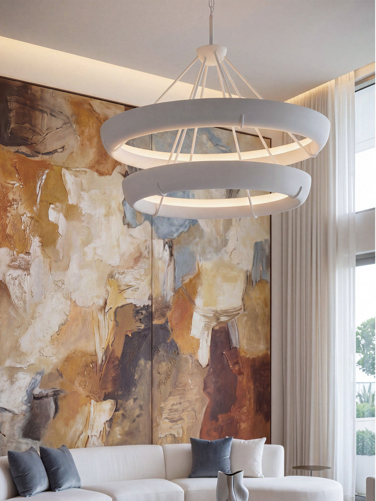 Yelhurst Lustre À Anneaux Composites