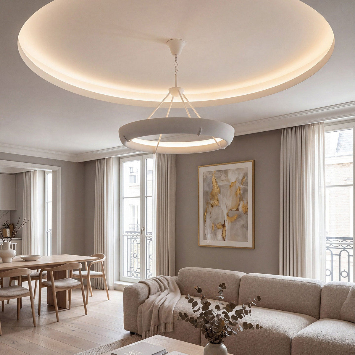 Yelhurst Lustre À Anneaux Composites