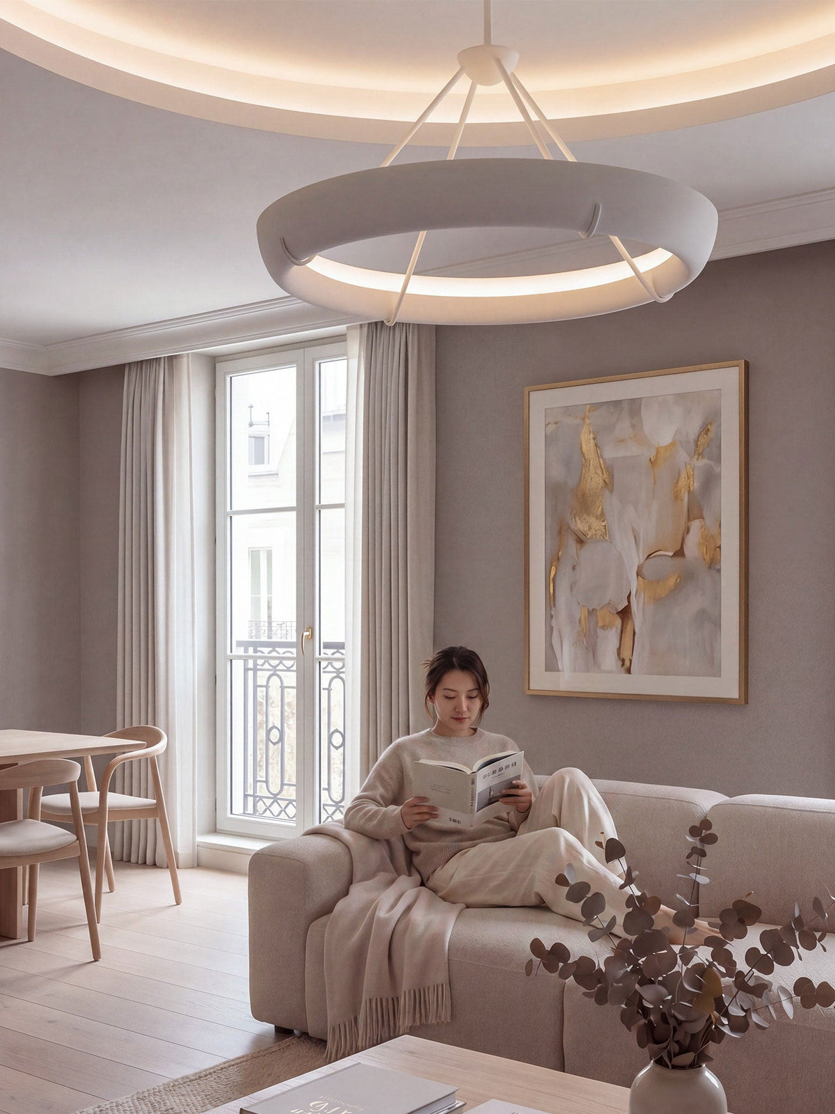 Yelhurst Lustre À Anneaux Composites