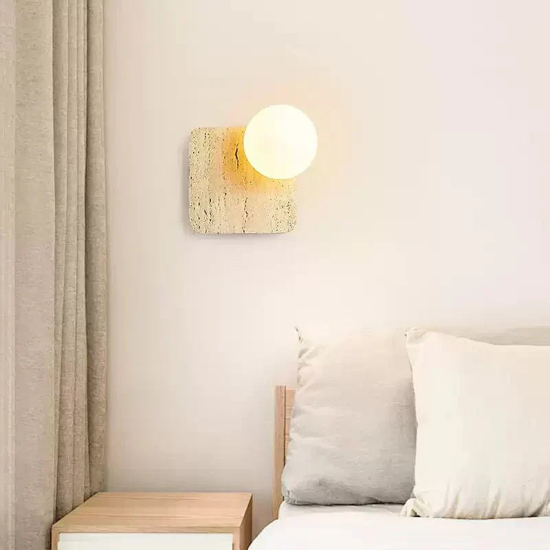 Pia Applique Murale en Bois Elmwood Globe