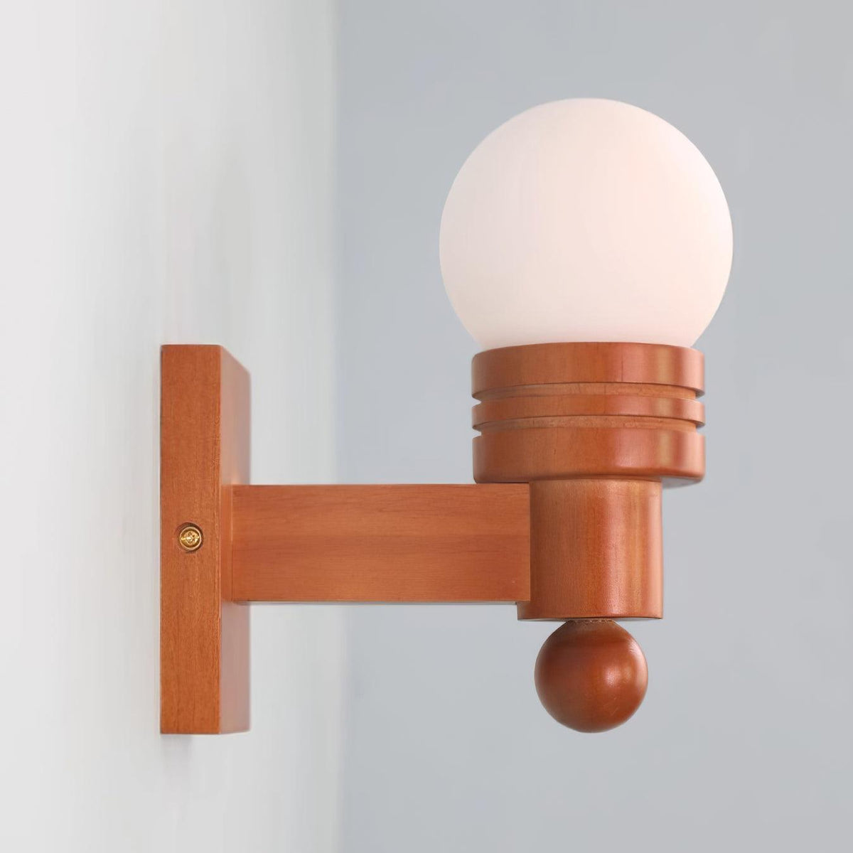 Beam Solid Wood Wall Lamp-Neutral Decor