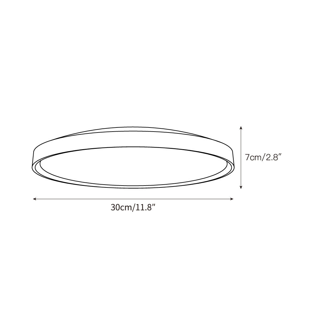 Tarivenx Lampe de Plafond Ronde Travertin Minimaliste Moderne-Cielum