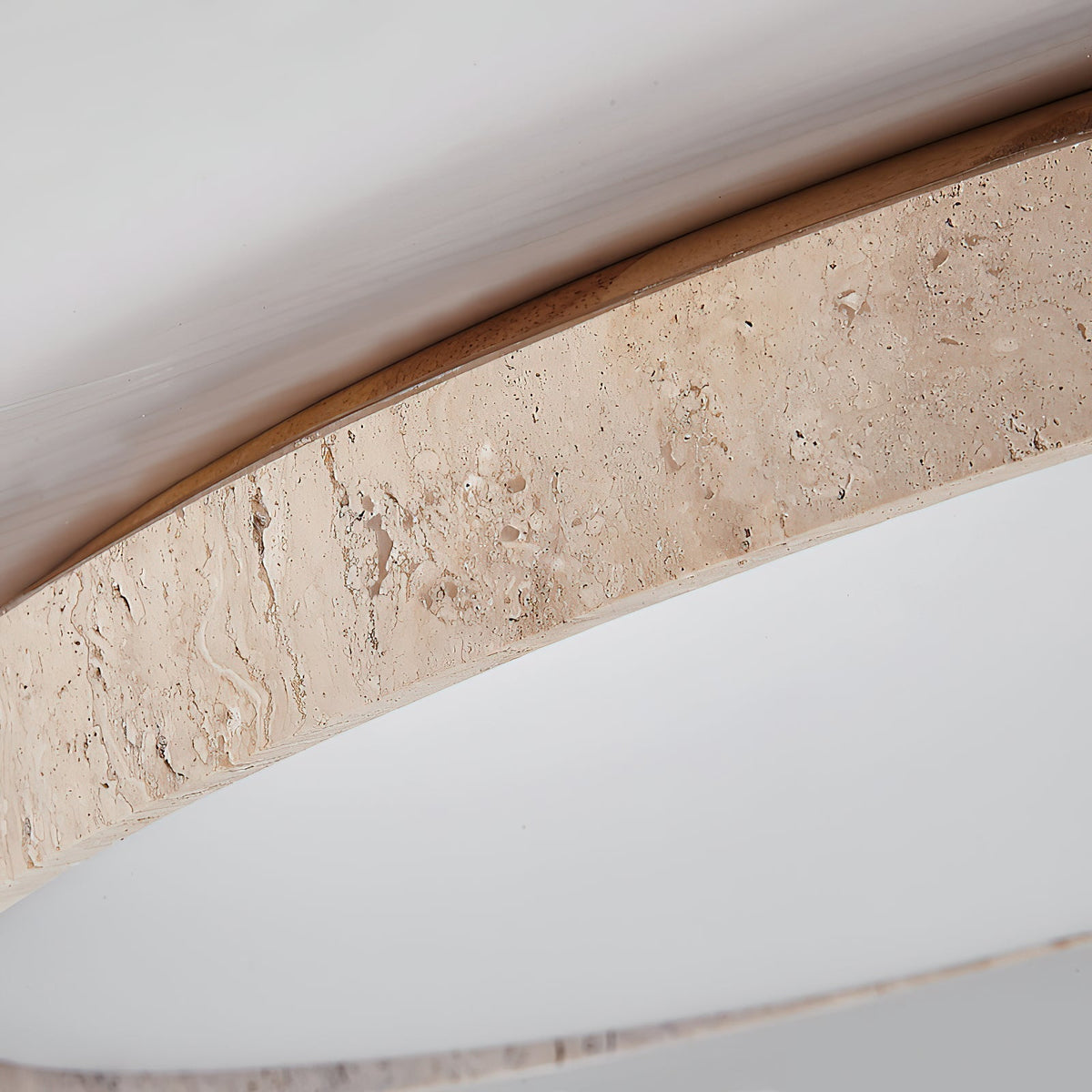 Tarivenx Lampe de Plafond Ronde Travertin Minimaliste Moderne-Cielum