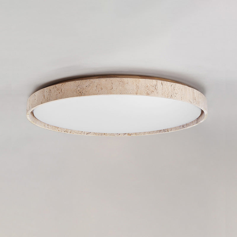 Tarivenx Lampe de Plafond Ronde Travertin Minimaliste Moderne-Cielum