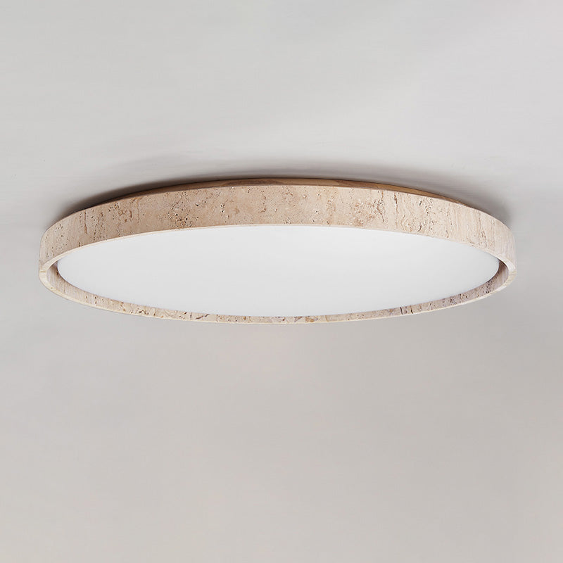 Tarivenx Lampe de Plafond Ronde Travertin Minimaliste Moderne-Cielum