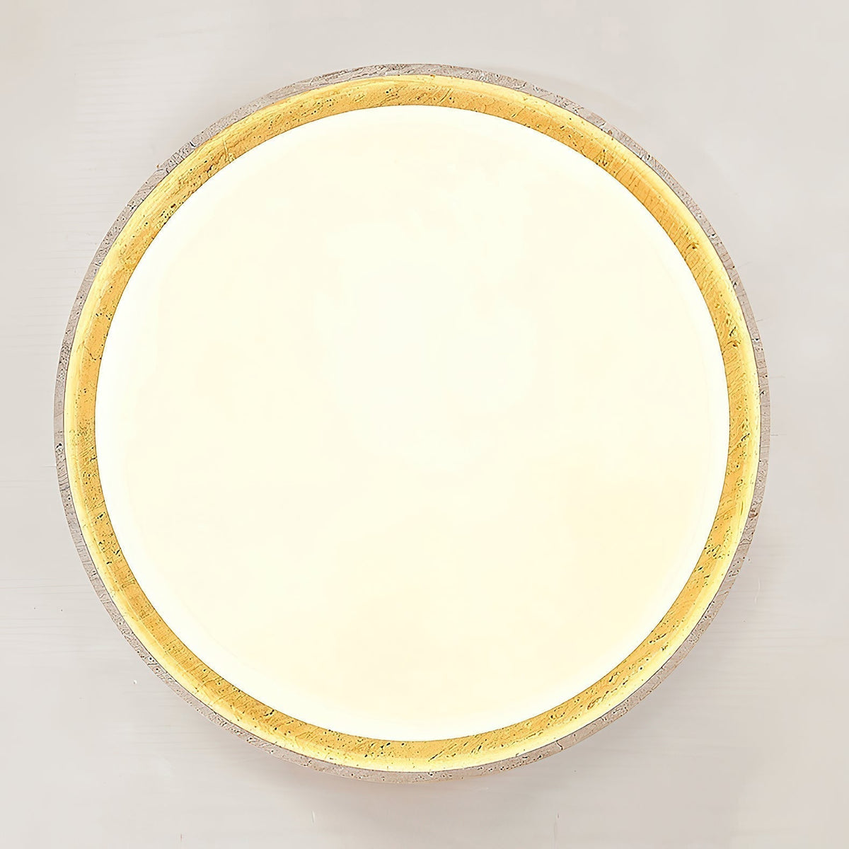 Tarivenx Lampe de Plafond Ronde Travertin Minimaliste Moderne-Cielum