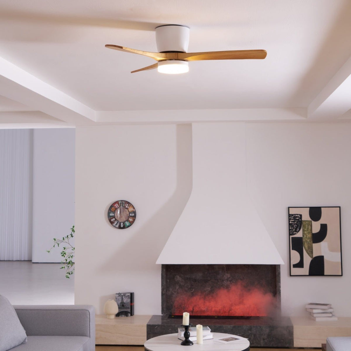 Miroise Ventilateur de Plafond avec Éclairage