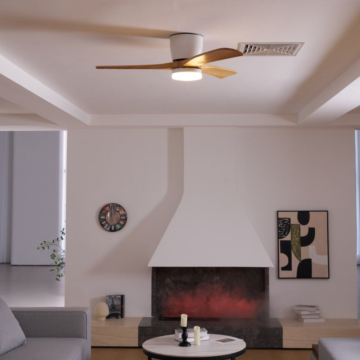 Miroise Ventilateur de Plafond avec Éclairage