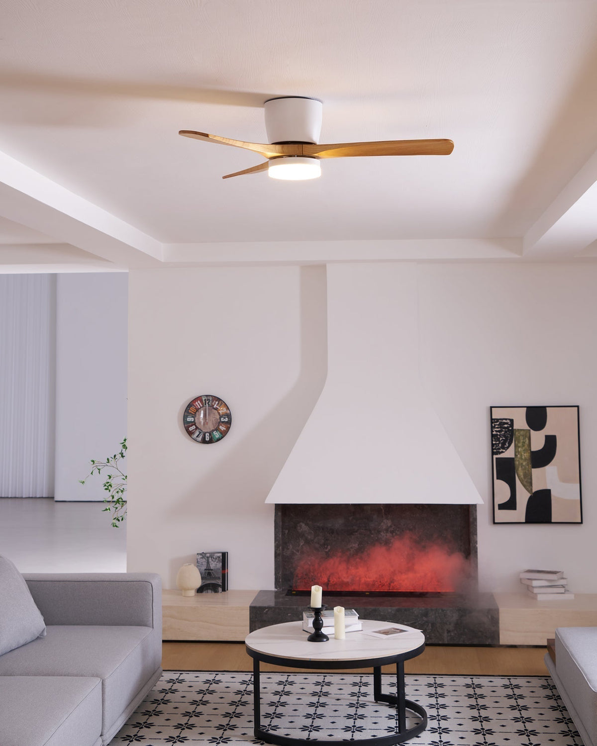 Miroise Ventilateur de Plafond avec Éclairage