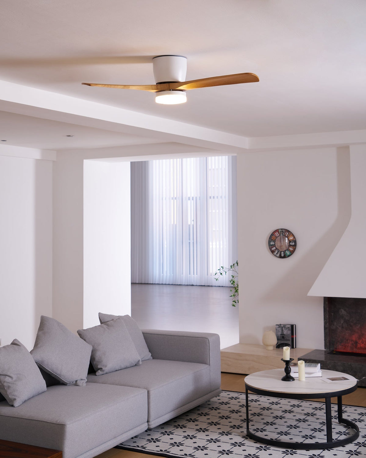 Miroise Ventilateur de Plafond avec Éclairage