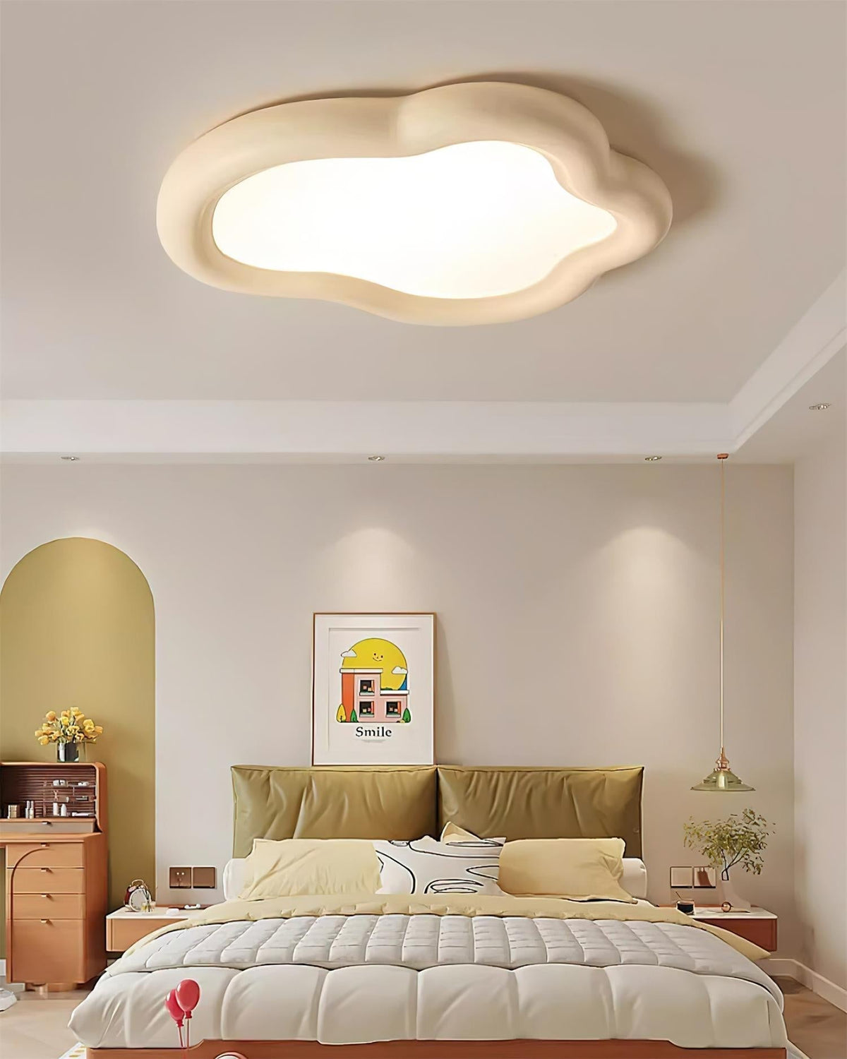 Kirixelon Lampe Plafonnier en Bois Nuage-Cielum