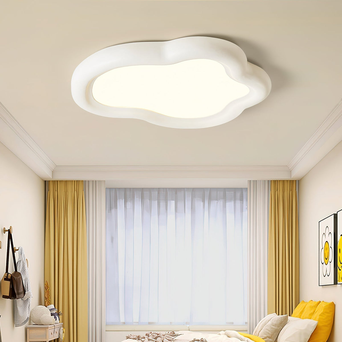 Kirixelon Lampe Plafonnier en Bois Nuage-Cielum