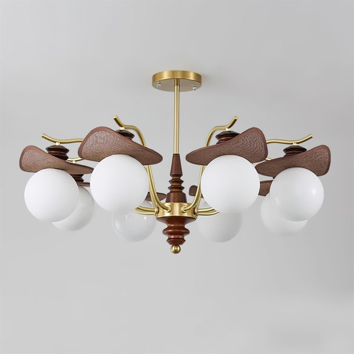 Bois-Globe Lustre
