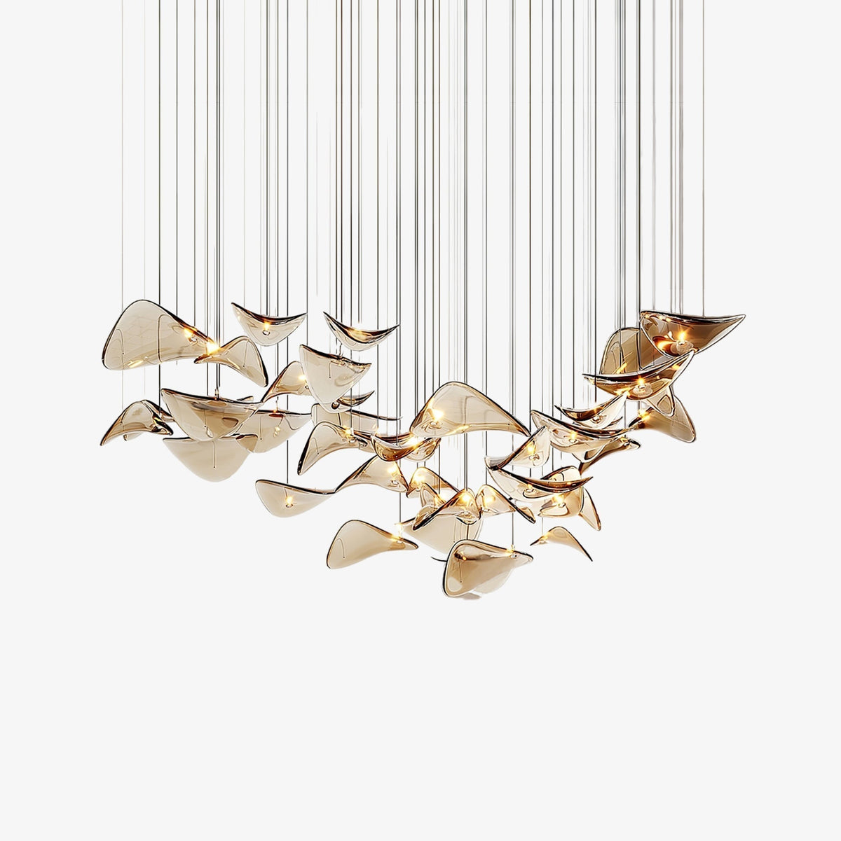 Adraya Suspension papillon dorée