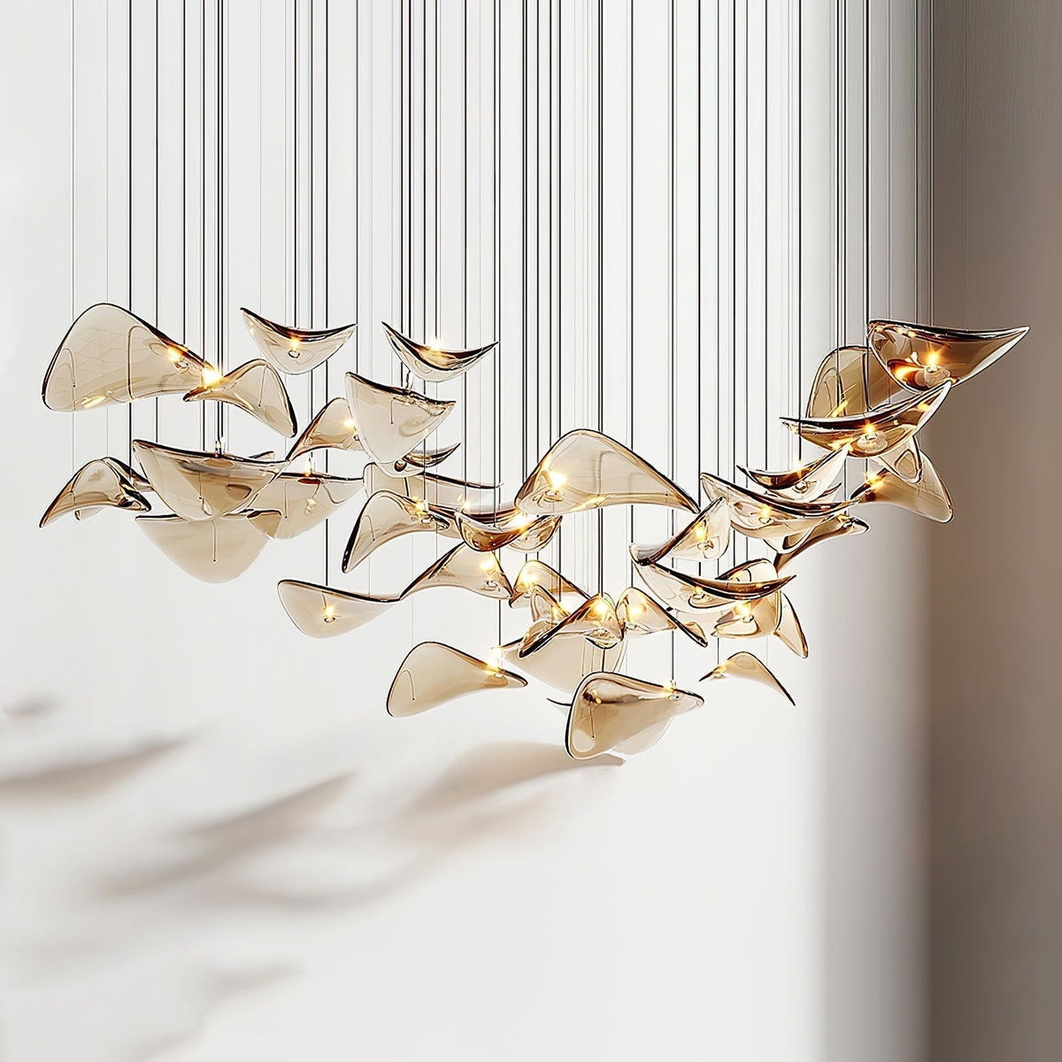 Adraya Suspension papillon dorée
