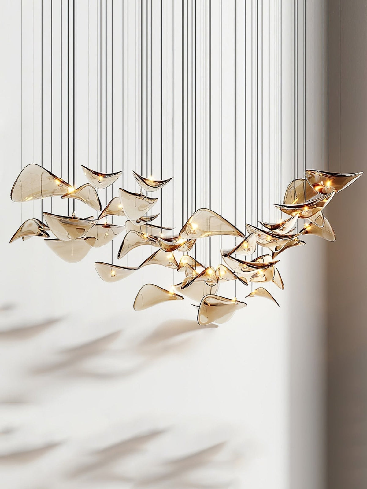 Adraya Suspension papillon dorée