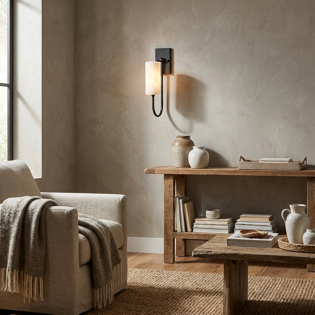 Oakenford Applique Murale En Albâtre