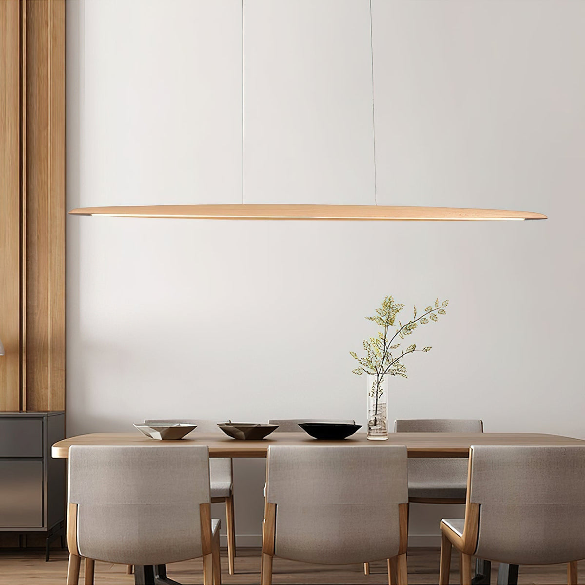 Lunivarx Suspension Bois Noyer Minimaliste-Cielum