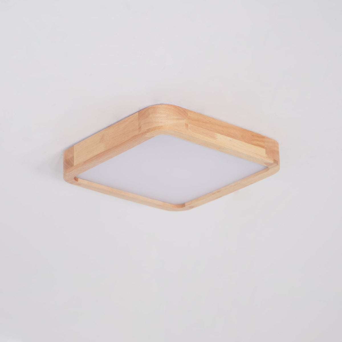 Keveny Lumière Plafonnière Géométrique en Bois LED-Cielum