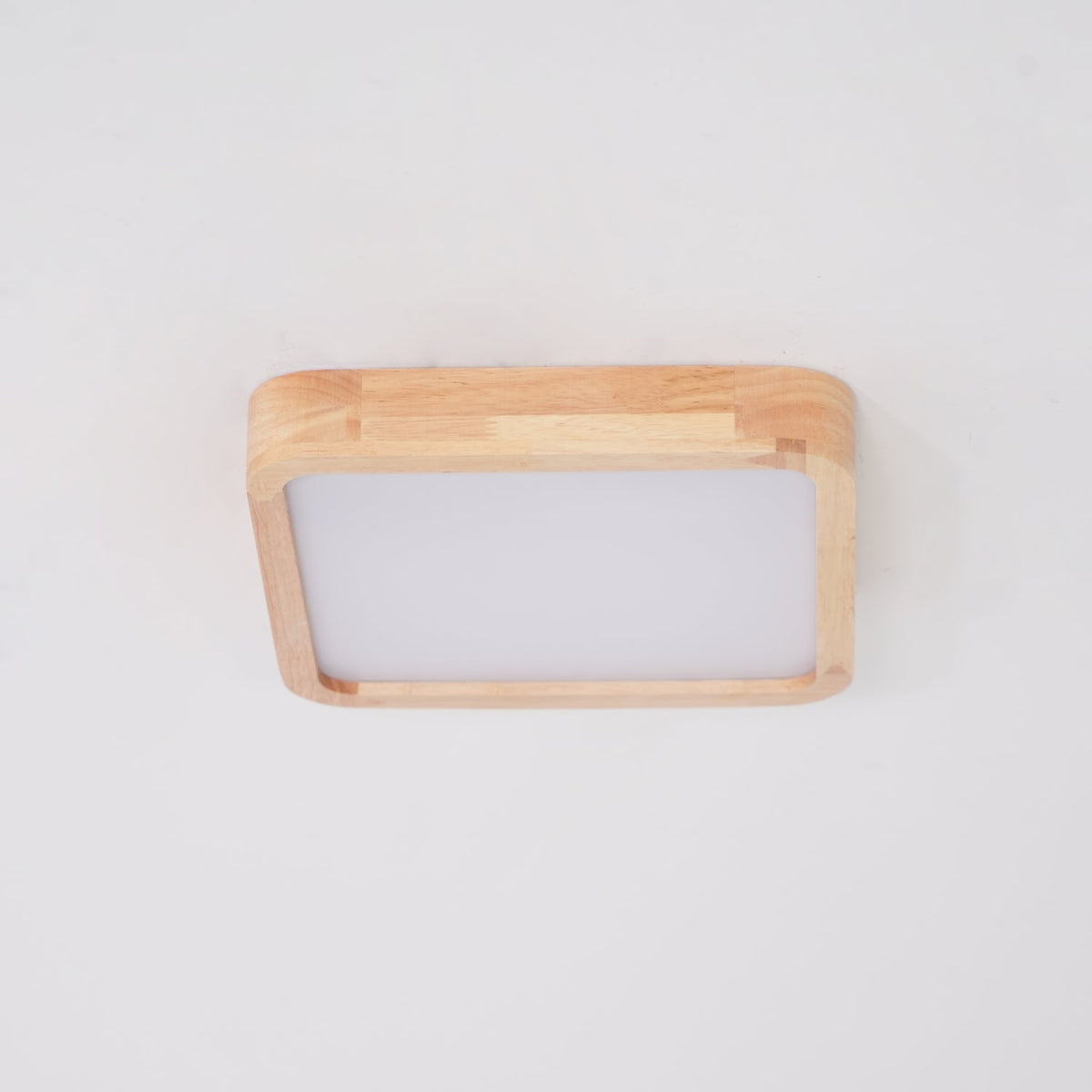 Keveny Lumière Plafonnière Géométrique en Bois LED-Cielum
