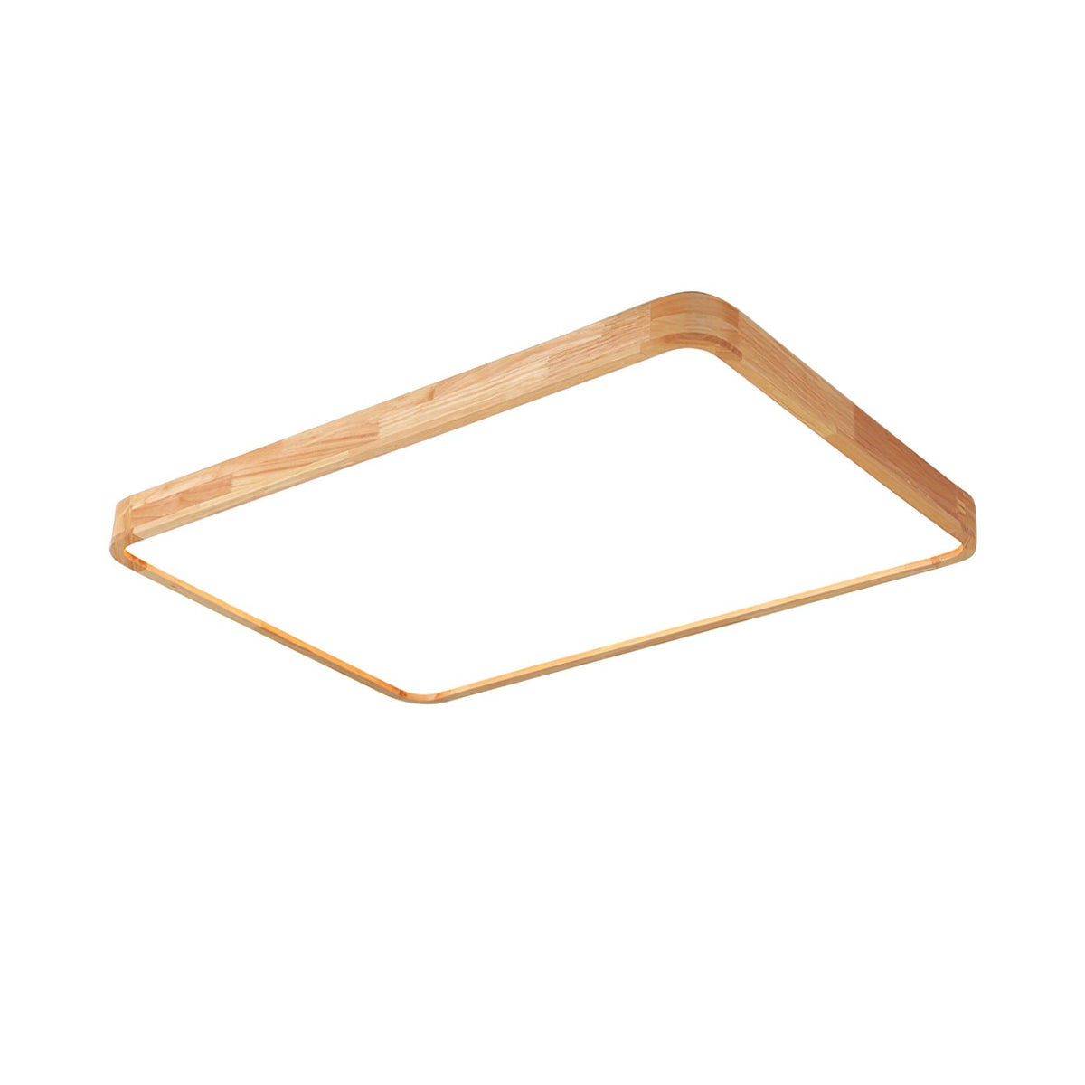 Keveny Lumière Plafonnière Géométrique en Bois LED-Cielum