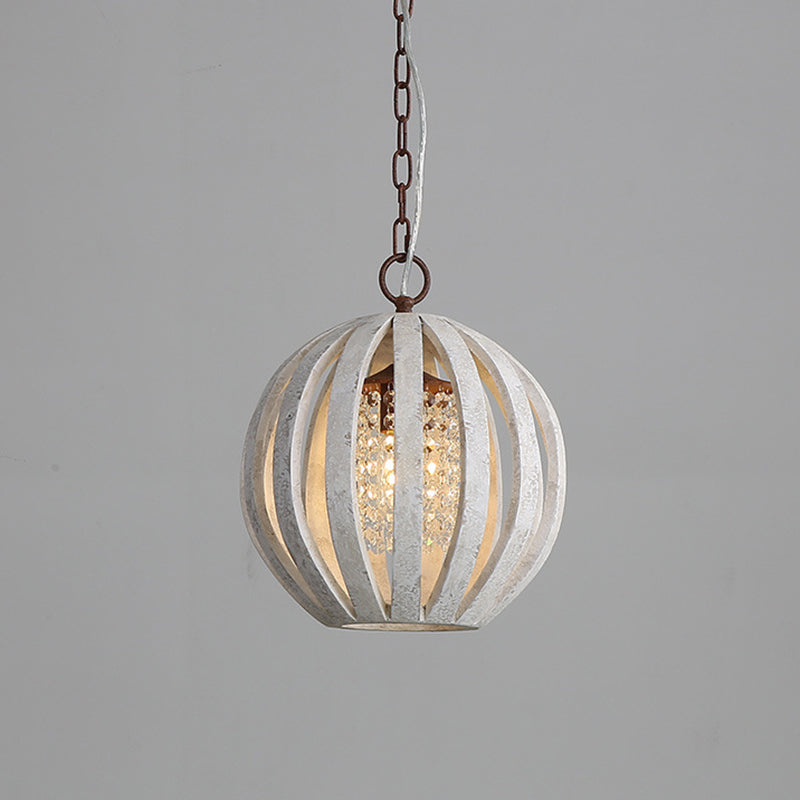 Sylaette Suspension en Bois Globe