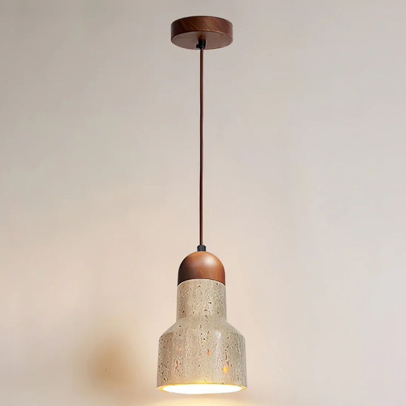Ritta Travertine Pendant Light Six Style-Neutral Decor