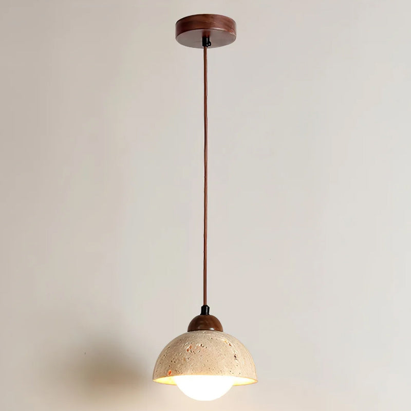 Ritta Travertine Pendant Light Six Style-Neutral Decor