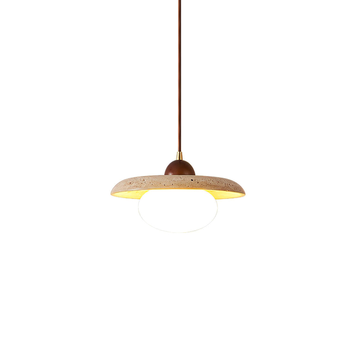 Ritta Travertine Pendant Light Six Style-Neutral Decor