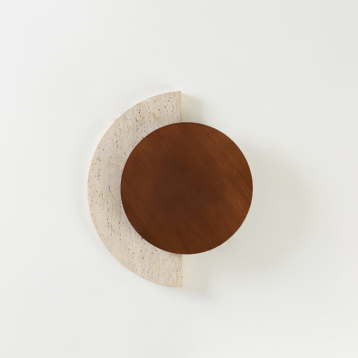 Sirixe Applique Murale Demi-Lune en Travertin-Cielum