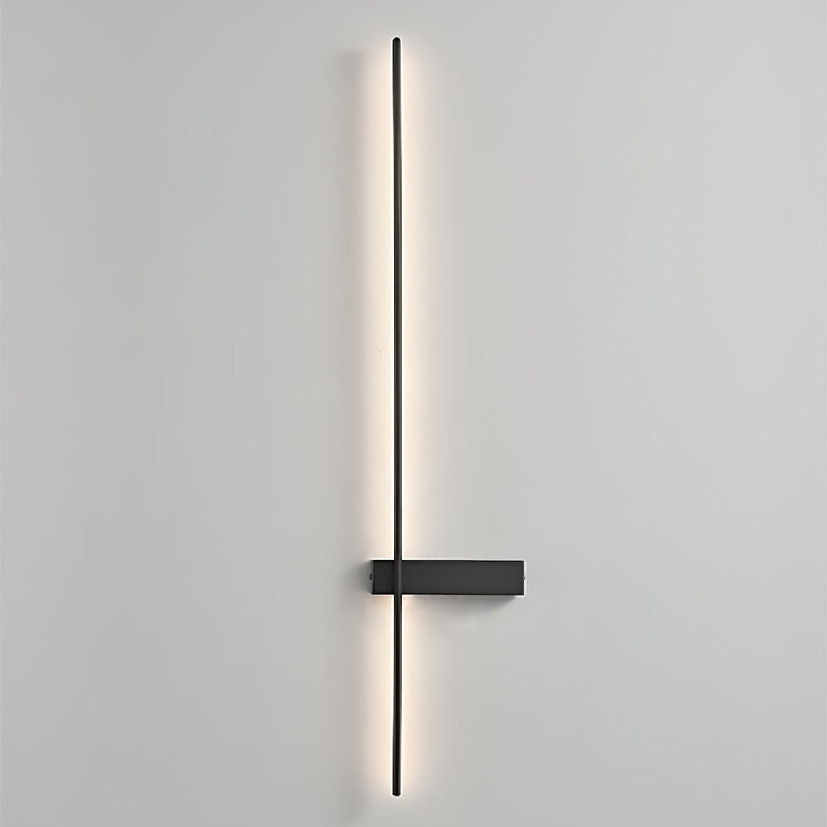 Mesv Rechargeable Noire Applique Murale Linéaire