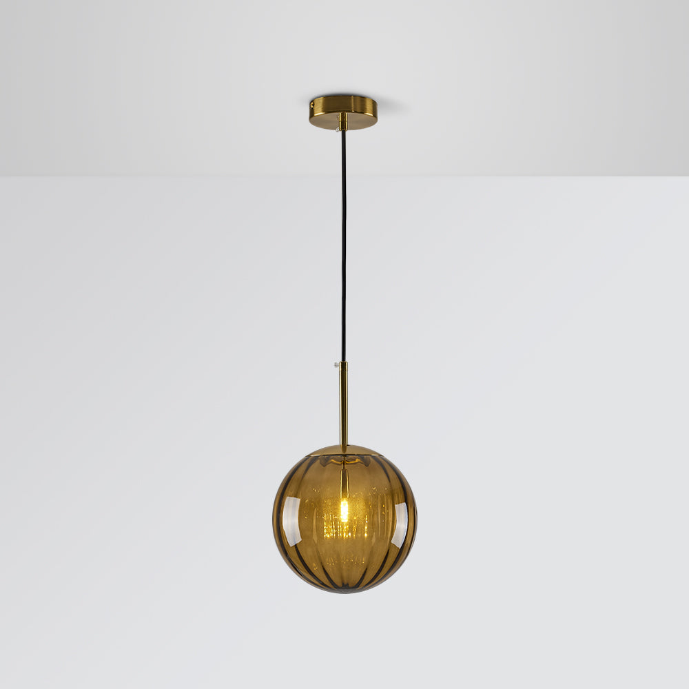 Sevenel Suspension Boule Moderne Métal/Verre-Cielum