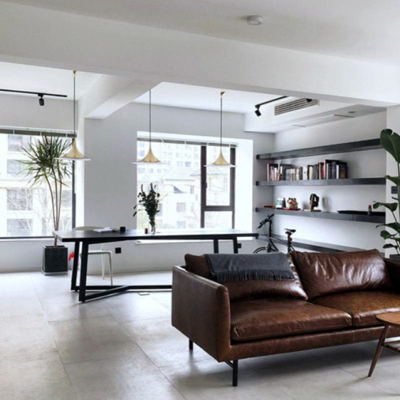 Arisha Suspension Orientable Moderne, Métal, Noir, Salon