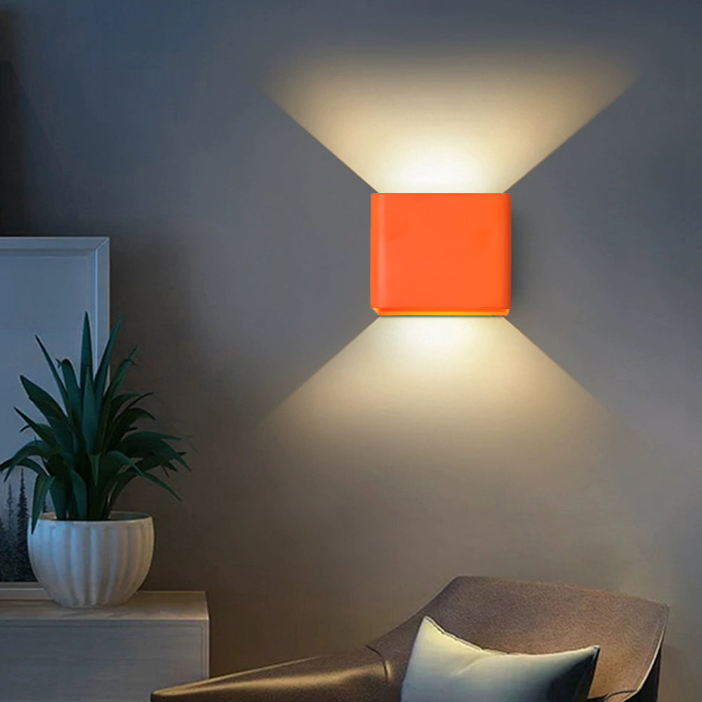 Kioxa Applique Murale Carrée Moderne 5-Couleurs. Chambre-Cielum
