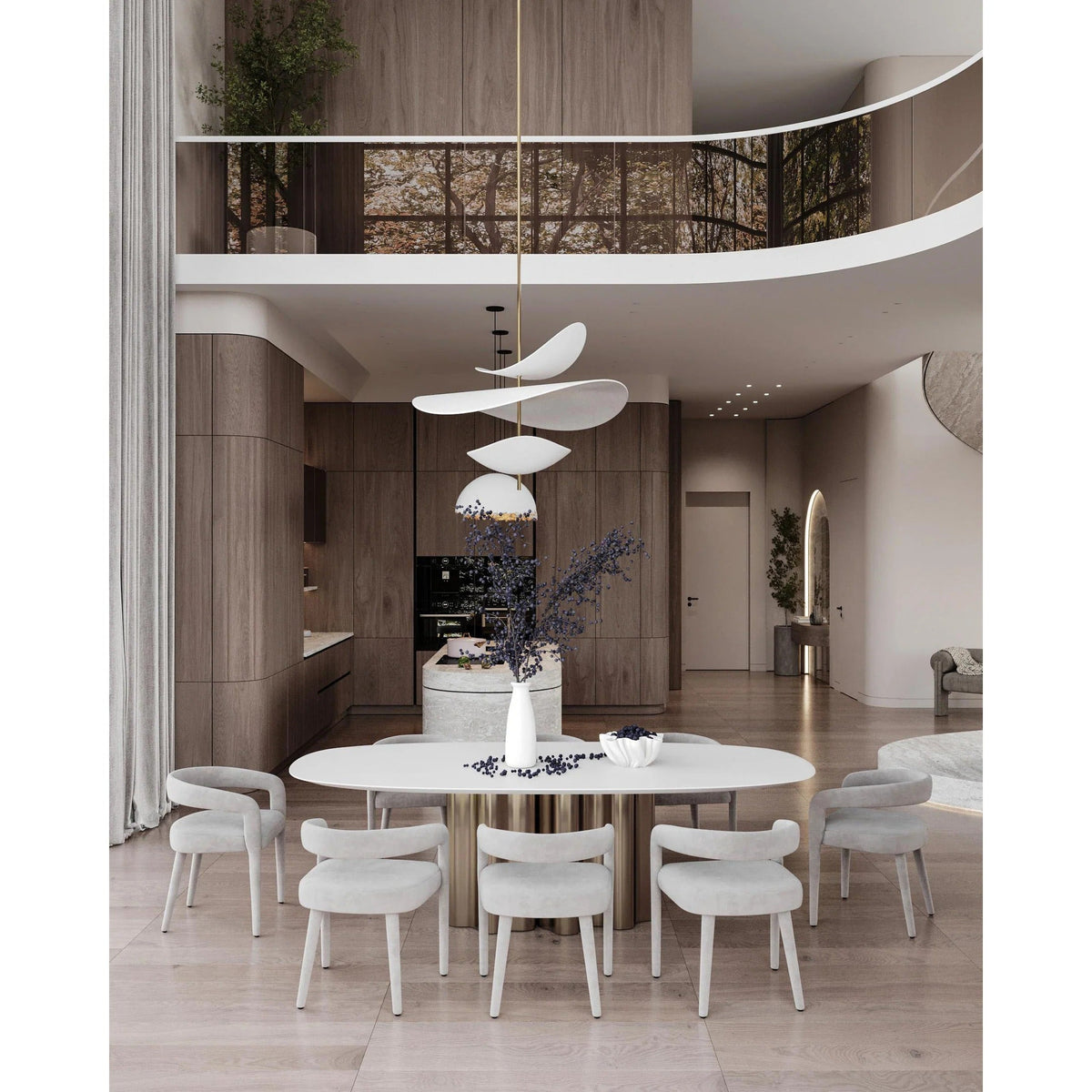 Ravelixx Lampe Suspendue en Métal Flottante Nordic Premium-Cielum