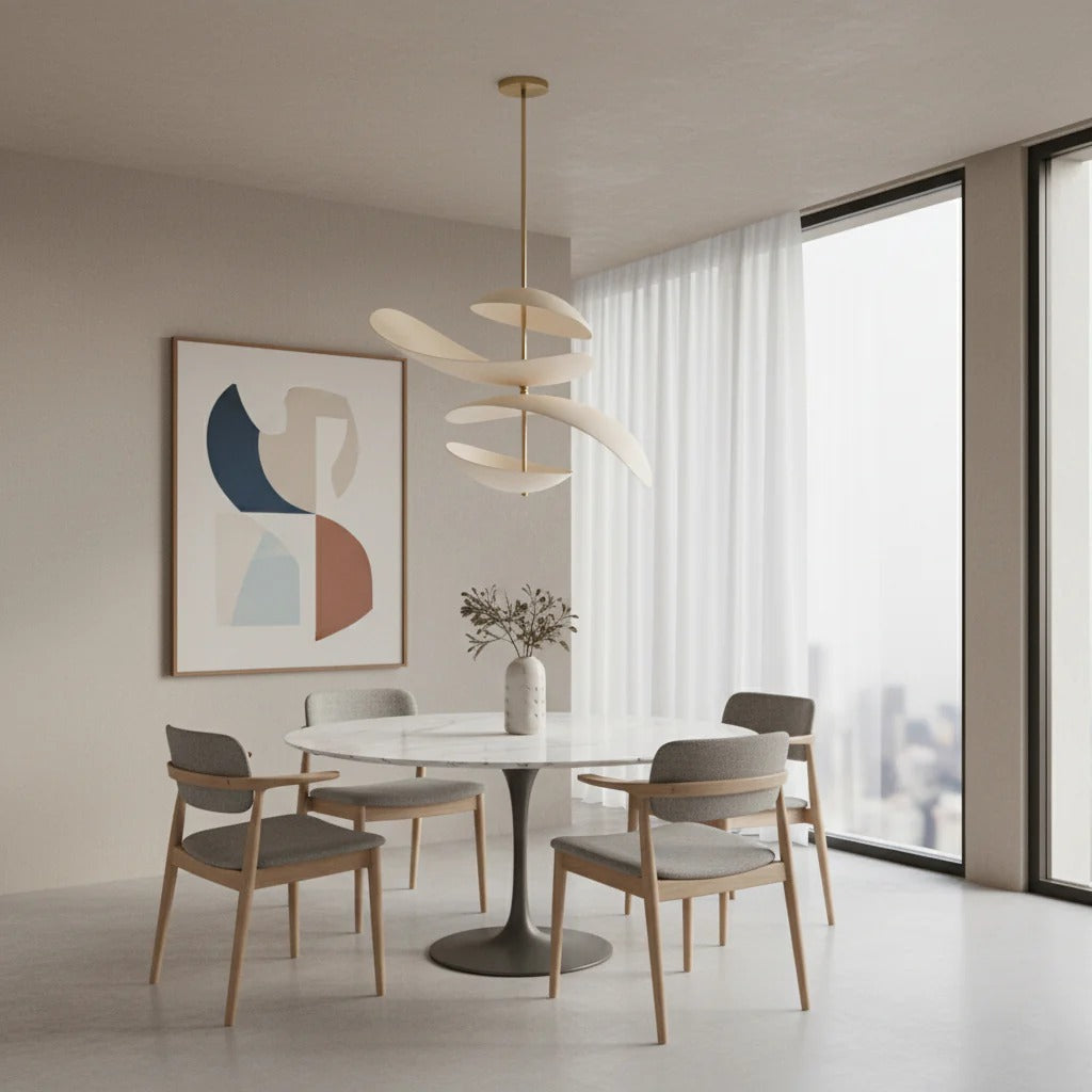 Ravelixx Lampe Suspendue en Métal Flottante Nordic Premium-Cielum