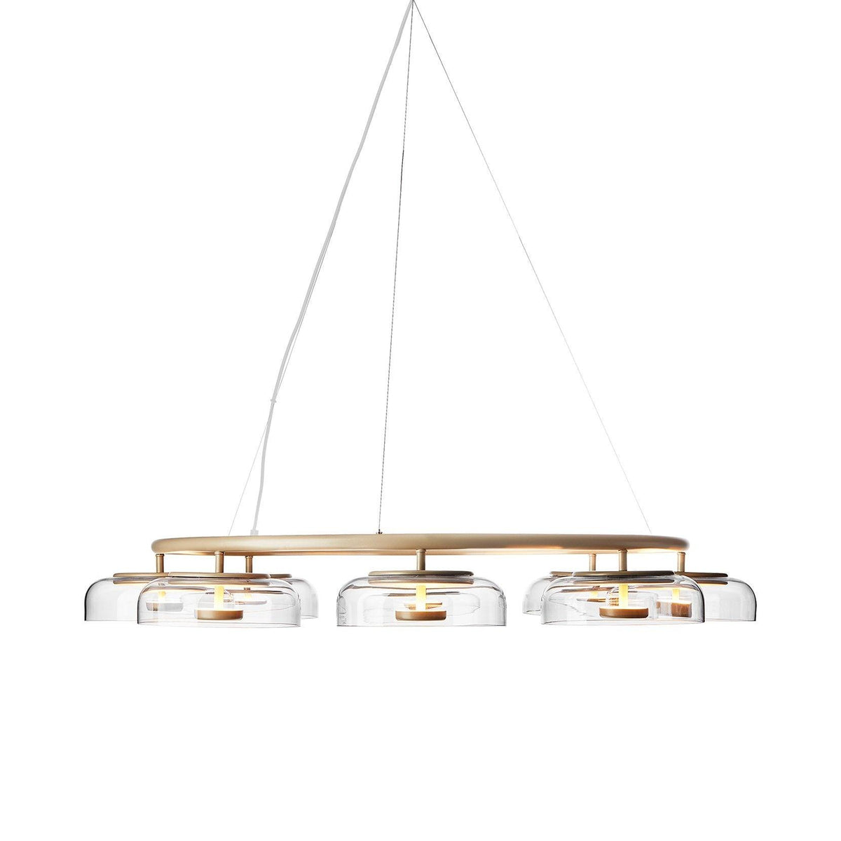 Aethera Lustre circulaire en verre