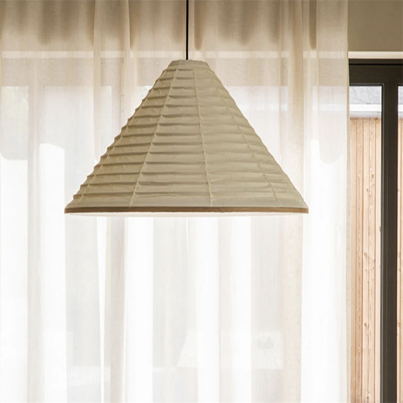 Avi Moderne Conique Métal/Papier Suspension Chambre à Coucher